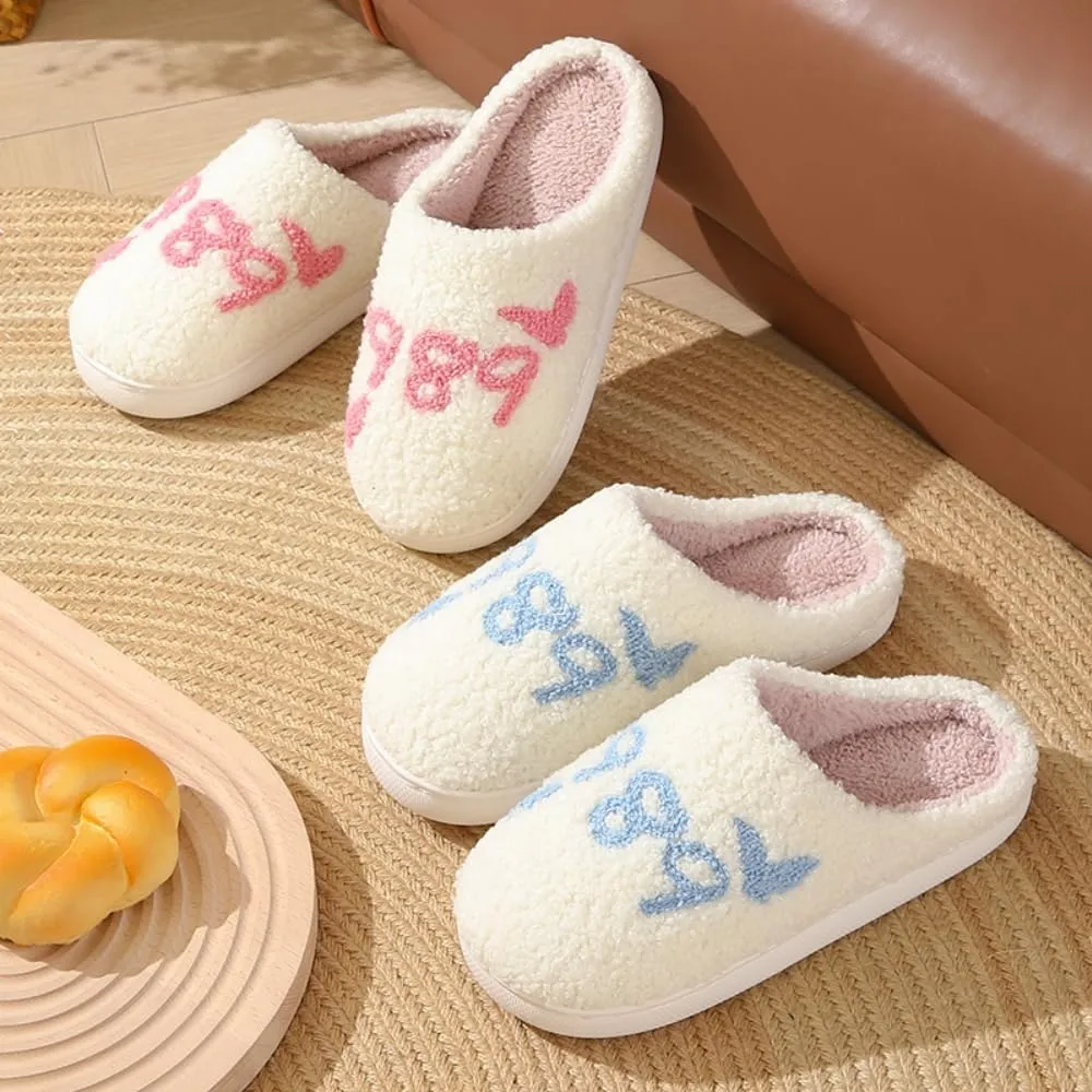 Women Home Slippers Cute Pattern Strawberry Slippers Indoor Outdoor Plaid Shoes Warm Soft Bedroom Shoes Fuzzy Closed Toe Sandals Non Slip House Bedroom Slippers