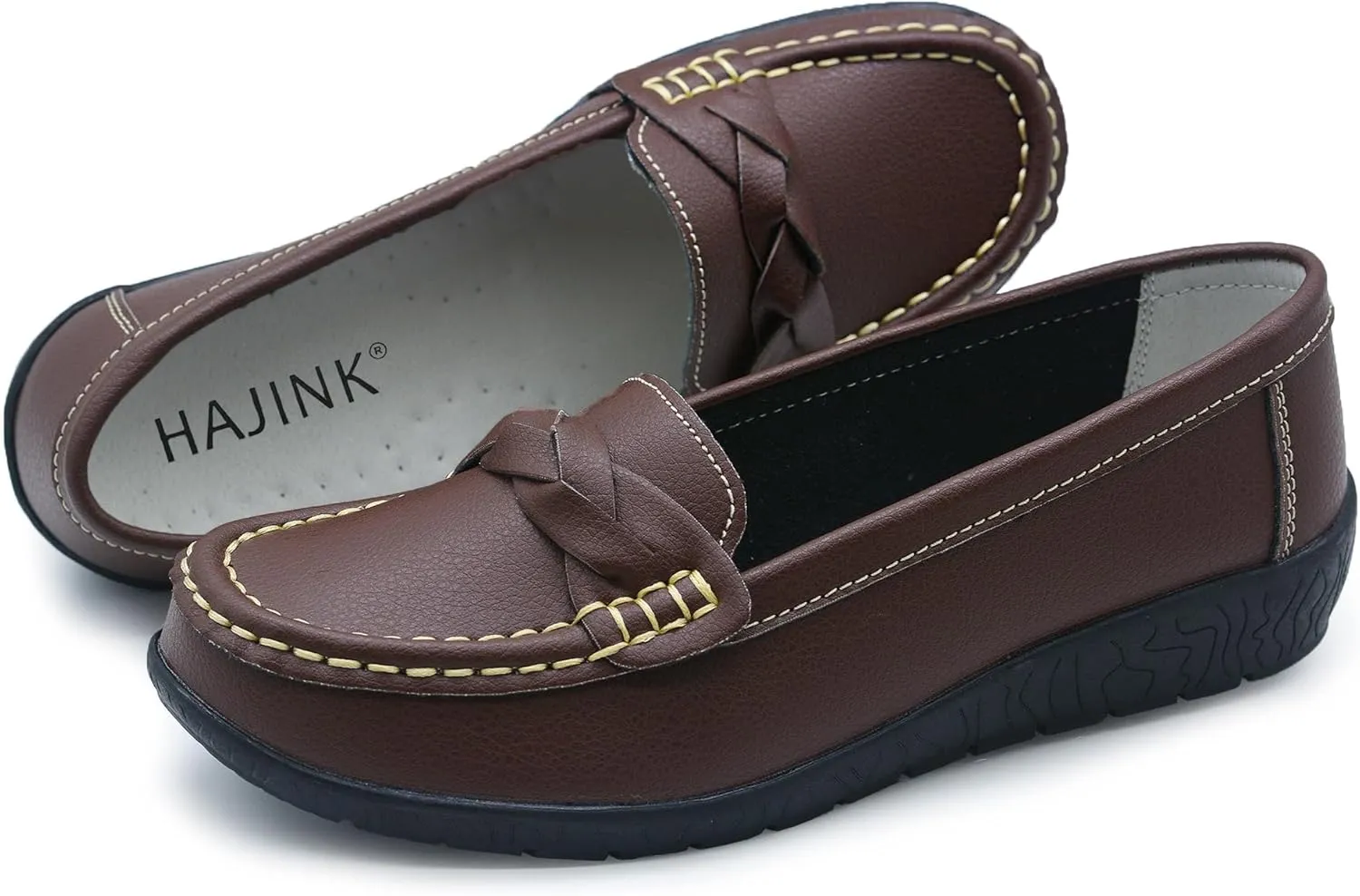Women Loafers Flexible Breathable Slip-On Comfortable Sole Ladies Shoes for Walking