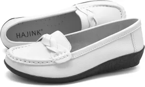 Women Loafers Flexible Breathable Slip-On Comfortable Sole Ladies Shoes for Walking