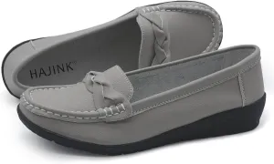 Women Loafers Flexible Breathable Slip-On Comfortable Sole Ladies Shoes for Walking