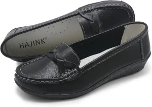 Women Loafers Flexible Breathable Slip-On Comfortable Sole Ladies Shoes for Walking