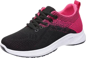 Women Running Sneakers Comfort Bowling Tennis Sneaker Lightweight Walking Athletic Shoes Comfortable Orthopedic Shoe Gym Sports Slip On Casual Breathable Fashion Sneakers