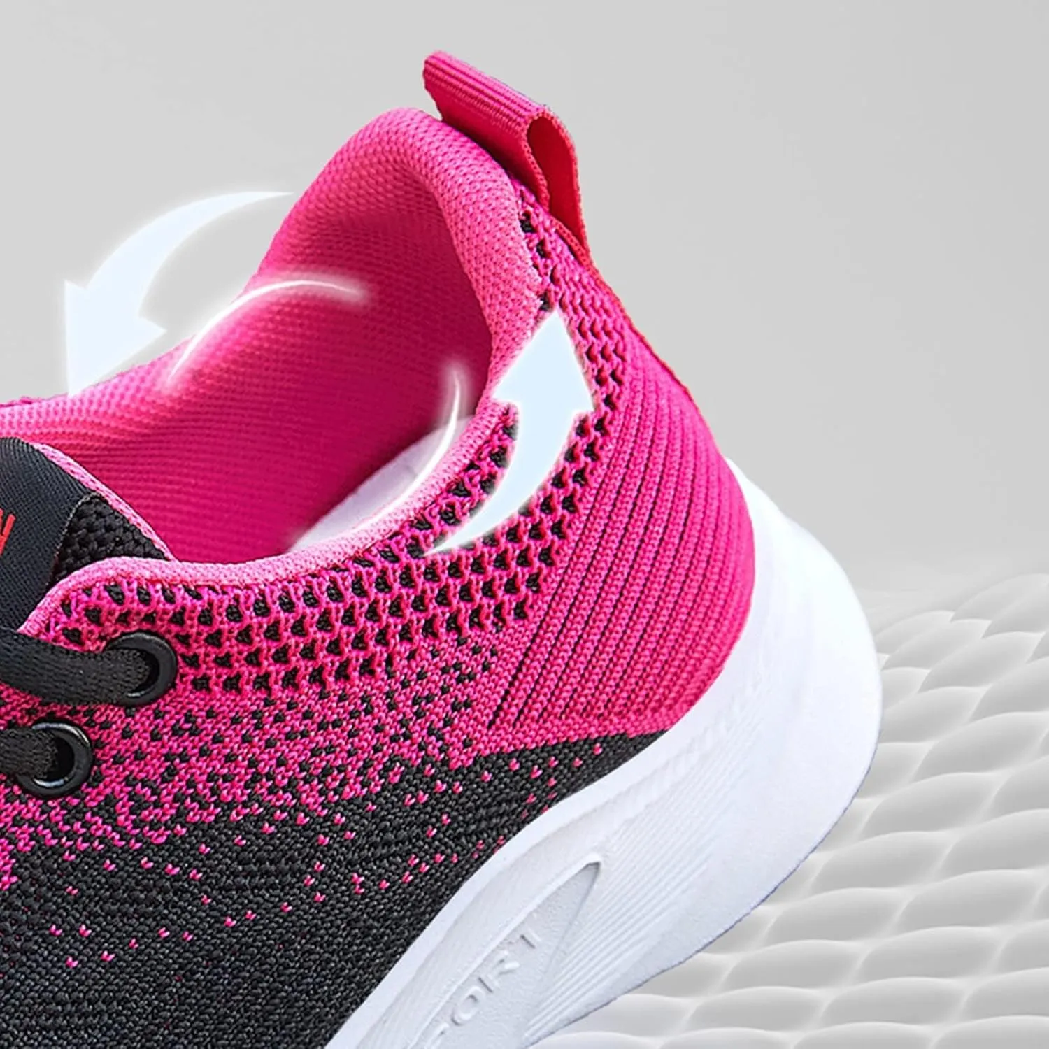 Women Running Sneakers Comfort Bowling Tennis Sneaker Lightweight Walking Athletic Shoes Comfortable Orthopedic Shoe Gym Sports Slip On Casual Breathable Fashion Sneakers