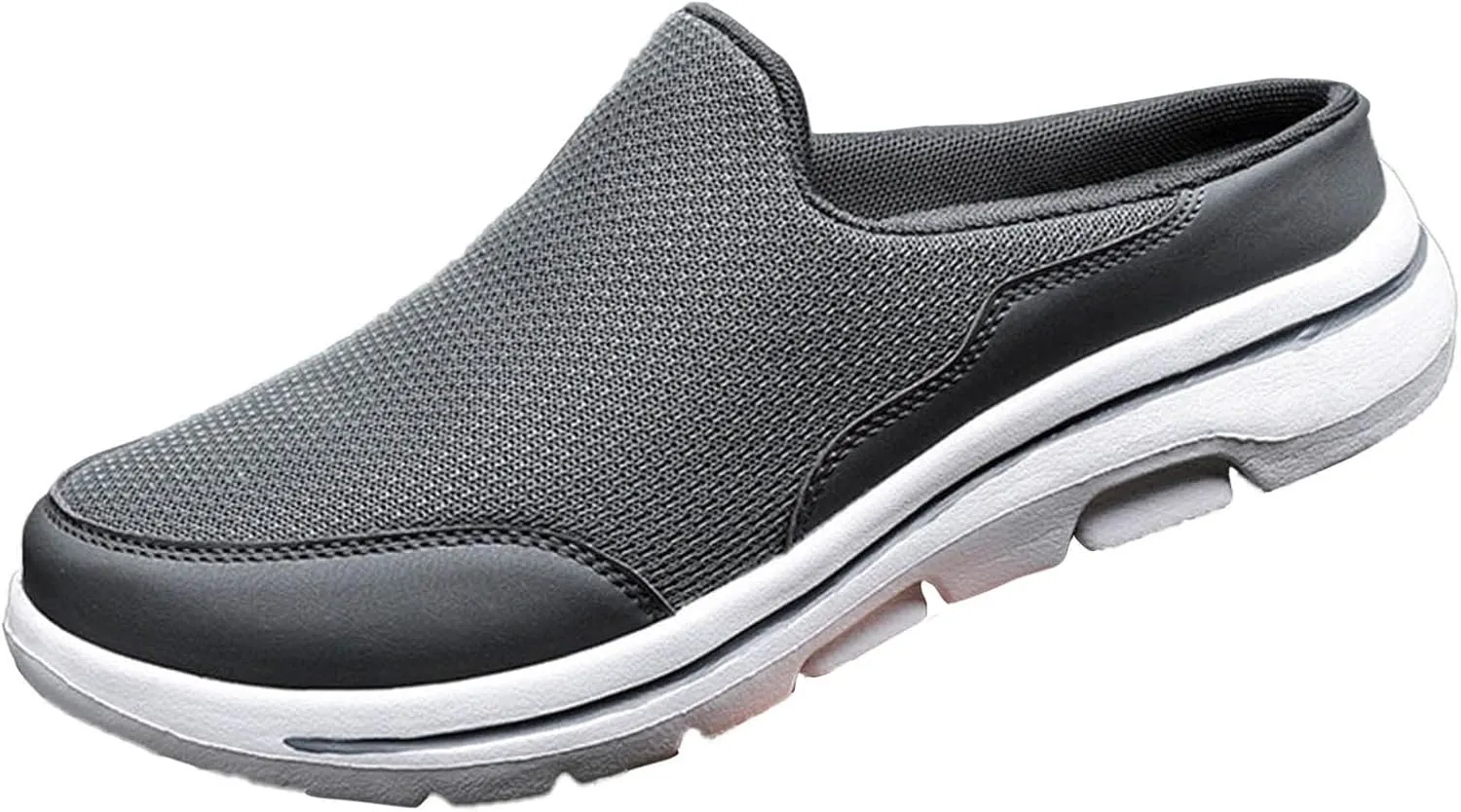 Women's Backless Slip on Mesh Sneakers Shoes Mens Casual Shoes Dressy Black Casual Shoes Waterproof Sneakers White Tennis Shoe Cross Trainer Shoe