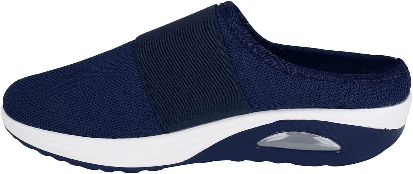 Womens Breathable Mesh Walking Mules Sneakers Mens Dress Shoes Arch Support Men Shoes Casual Dress Sneakers Slip On Tennis Shoe Loafers Casual Slip On