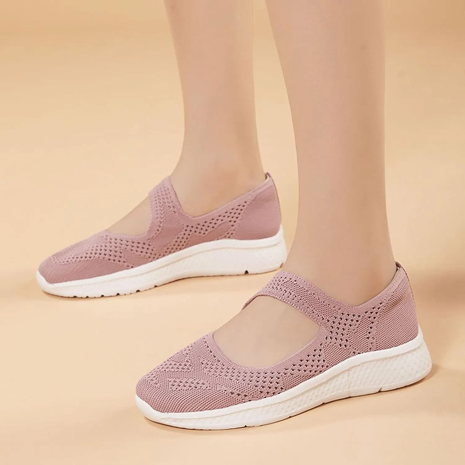 Womens Canvas Slip On Loafers Casual Walking Shoes Lightweight Comfortable Sneakers Non Slip Flat Flats