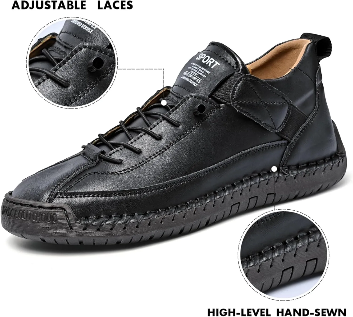 Womens Casual Shoes Ankle Chukka Boots Slip On Breathable Loafers Handmade Fashion Sneakers Mid top Walking Driving Flats Shoes