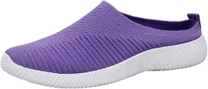 Women's Casual Slip on Half Shoes Breathable Walking Shoes Women Food Service Women Shoes Casual Women Shoes Sneakers Black Tennis Shoe Loafers Shoe
