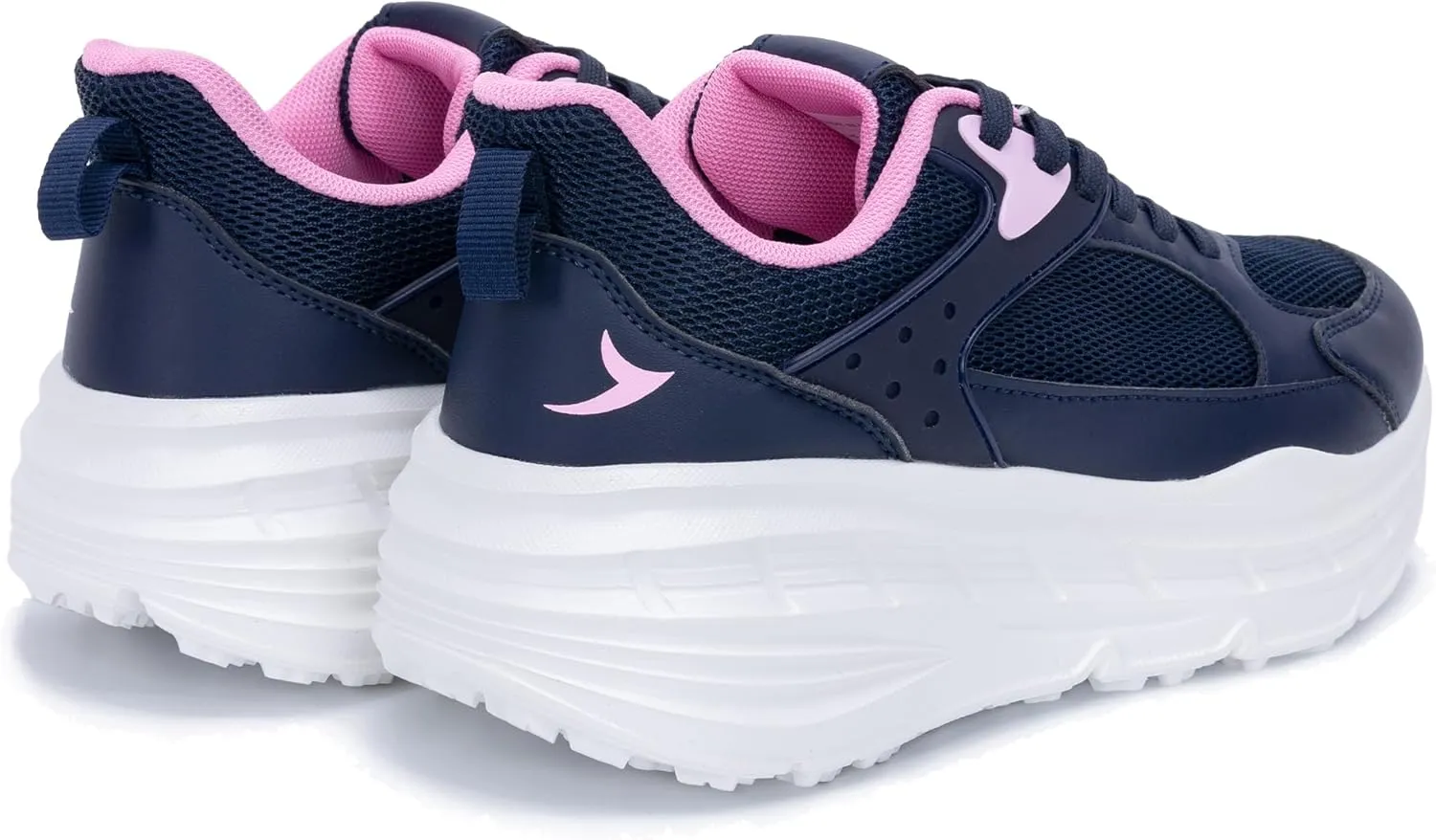 Women's Chunky Platform Sneakers LYNSS 1.0 Lightweight Walking Lace-up Memory Foam Comfortable Casual Sneakers