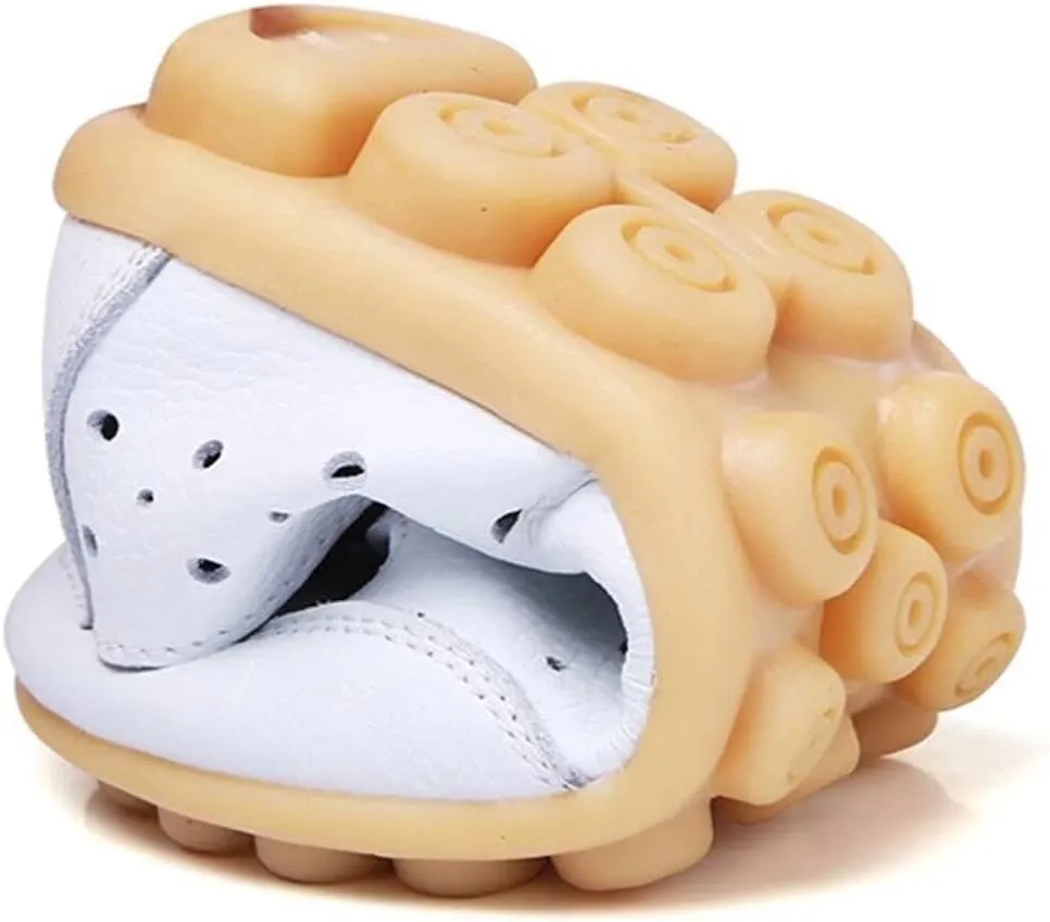Women's Cowhide Leather Shoes Retro Closed Toe Flat Sandals Casual Comfort Slip On Shoe Fashion Genuine Sandal Wide Box Loafers Shoes Driving Moccasins Dressy Walking Sandals