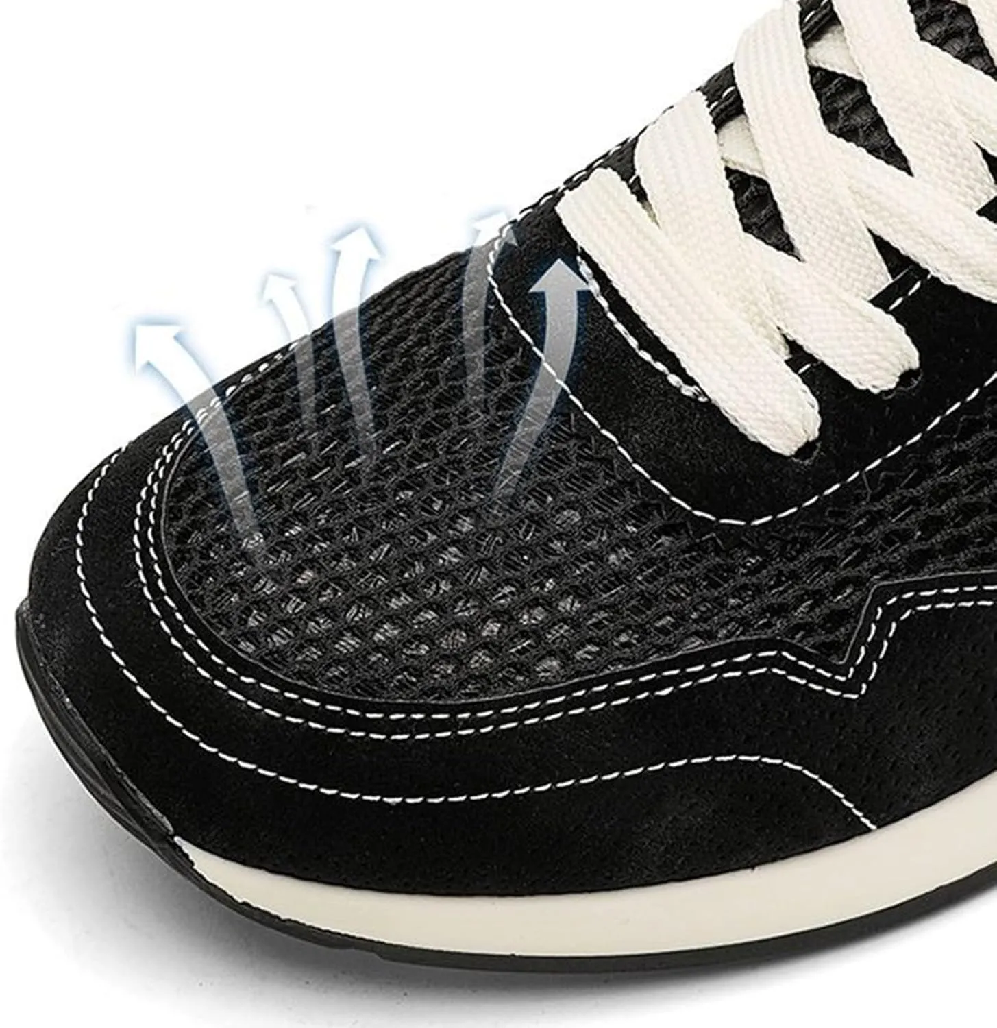 Women's Fashion Sneakers Trendy Lace Up Tennis Shoes Low Top Walking Sneaker Retro Trainers Casual Running Shoes