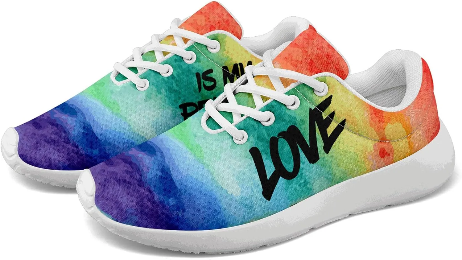 Women's Lightweight Mesh Walking Shoes – Colorful Fashion Sneakers with EVA Sole, Breathable Casual Athletic Design