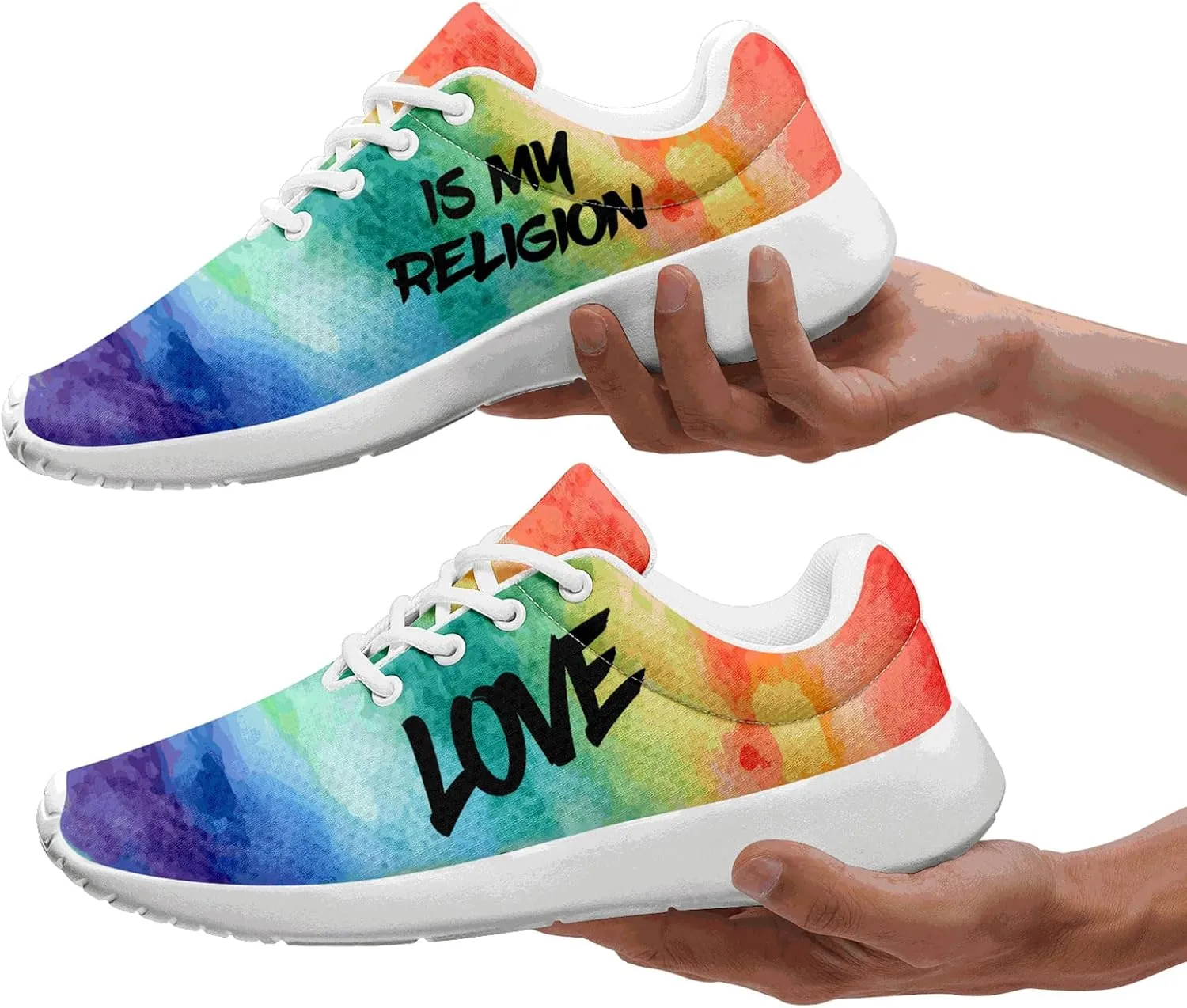 Women's Lightweight Mesh Walking Shoes – Colorful Fashion Sneakers with EVA Sole, Breathable Casual Athletic Design