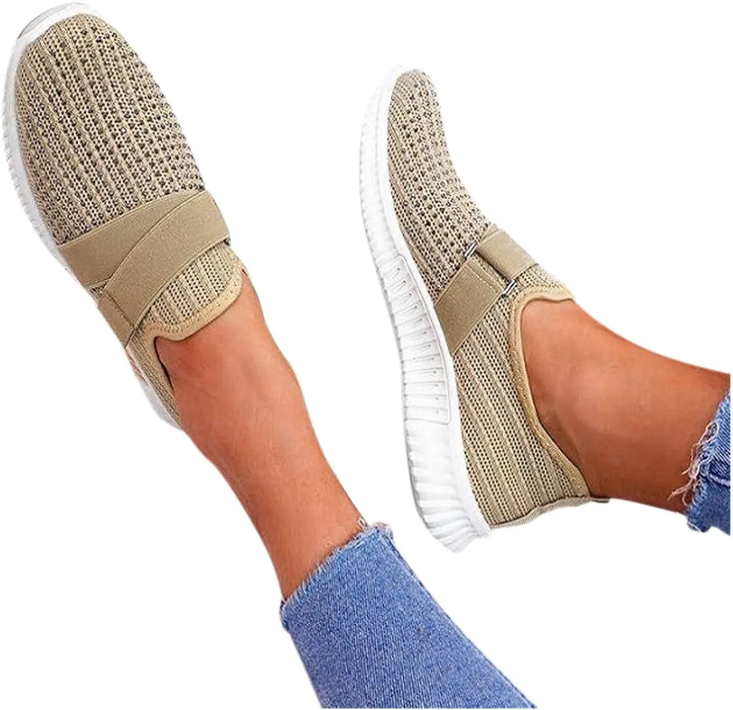 Women's Lightweight Slip On Walking Running Shoes Tennis Shoes Womens Lether Men Casual Dress Shoes Women Shoes Sneakers Steel Toe Tennis Shoe Loafers Shoe