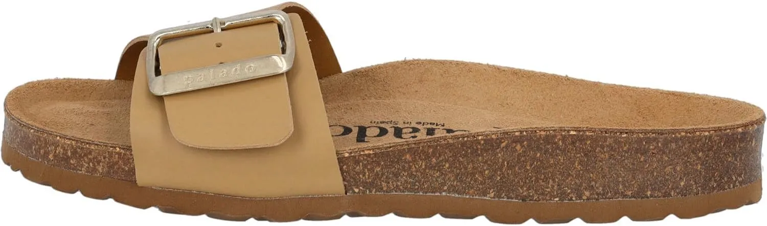Women's Malta EGS Matt Mules - Comfortable Sandals Made in Spain - Slippers with Cushioning Cork Footbed - Fashionable Summer Shoes