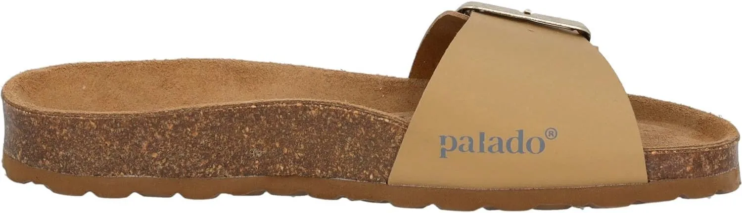 Women's Malta EGS Matt Mules - Comfortable Sandals Made in Spain - Slippers with Cushioning Cork Footbed - Fashionable Summer Shoes