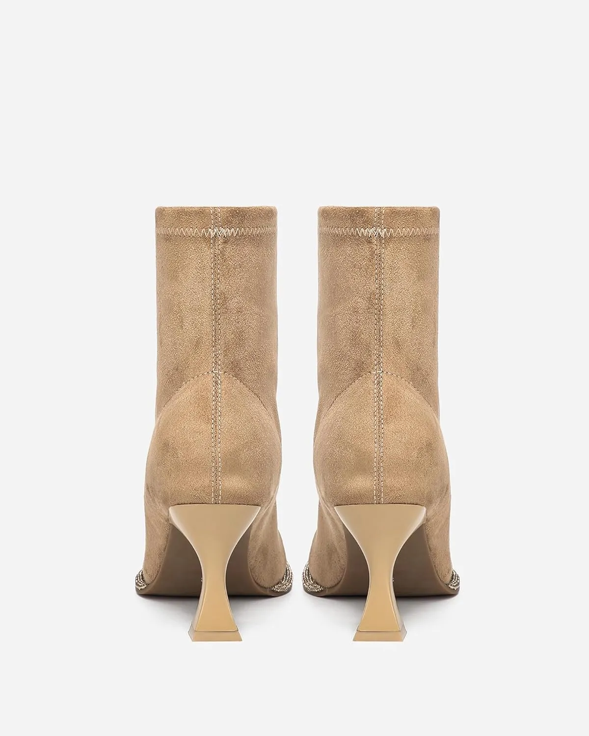 Women's Minimalist Faux suede Square Toe Ankle Boots