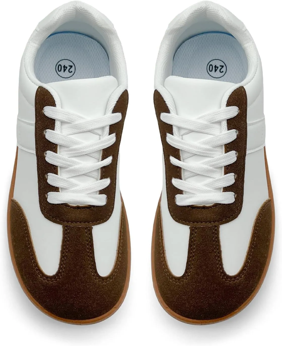 Women's Retro Low Top Sneakers Fashion Trainning Sneakers Casual Walking Shoes for Women/Men Gum Sole Walking Footwear Non Slip Trainers