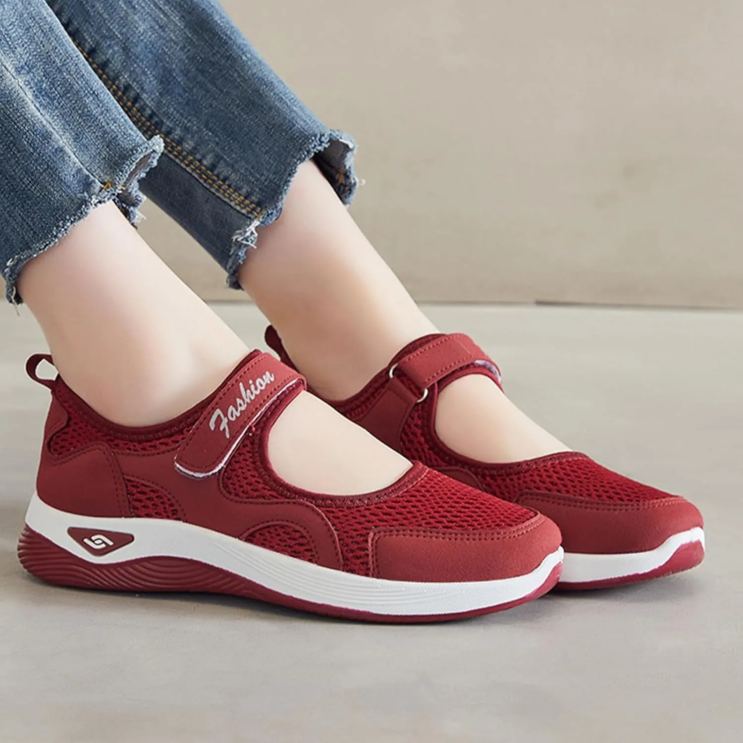 Womens Running Shoes Tennis Walking Workout Hike Shoes Comfortable Breathable Sports Gym Sneakers Summer Wide Toe Box Shoe Slip On Fashion Athletic Gym Travel Sneakers