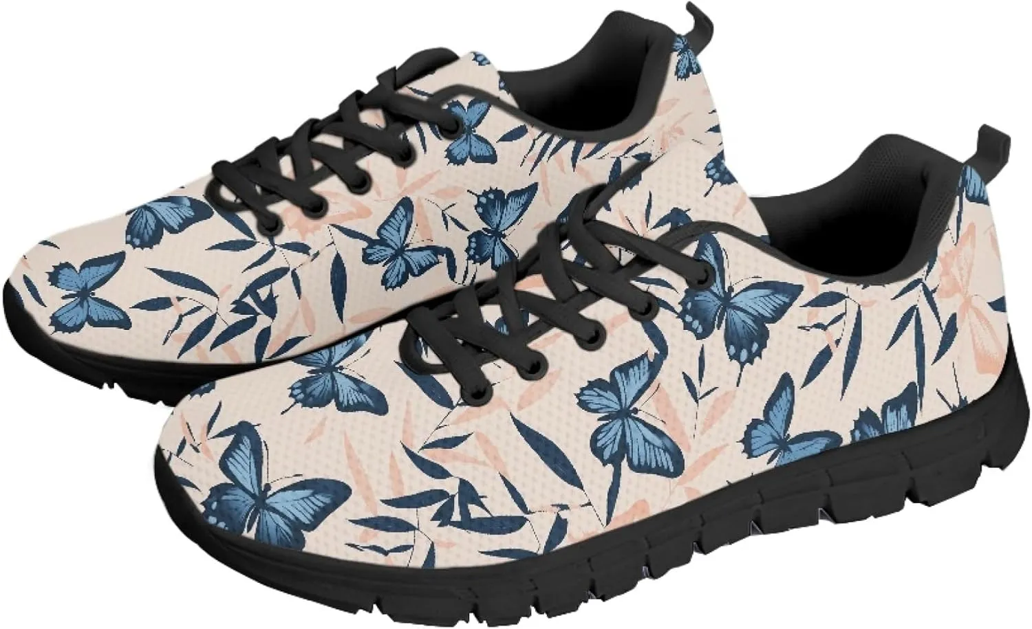 Womens Running Shoes Trainer Sports Causal Travel Sneaker Walking Low Heel Lace up Breathable Flexible Shoe