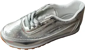 Women's Sequined Casual Sneakers Fashionable Plus Size Comfortable Sneakers Shoes Casual for Kids Boys