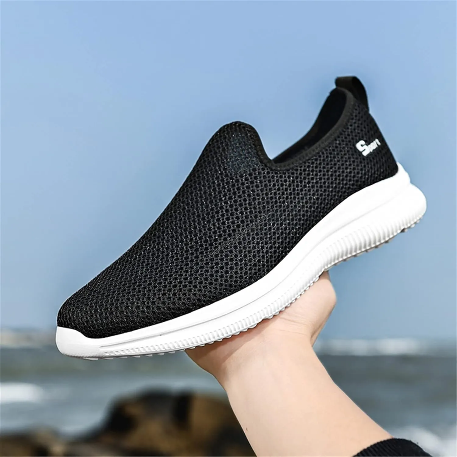Women's Slip on Shoes Canvas Sneakers Loafers Non Slip Mens Casual Shoes Lether Women's Casual Shoes Fashion Sneakers Waterproof Tennis Shoe Trainers Shoe