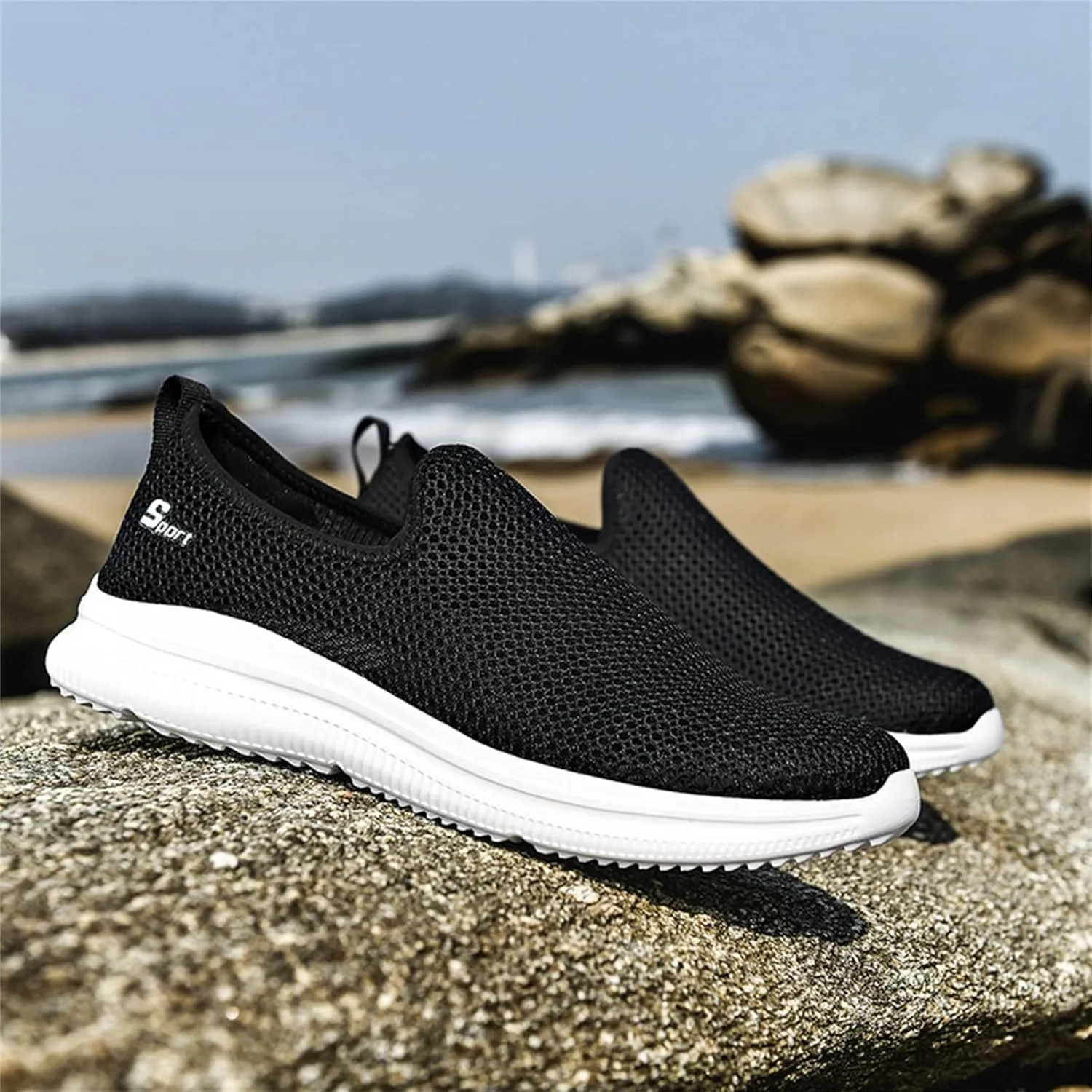 Women's Slip on Shoes Canvas Sneakers Loafers Non Slip Mens Casual Shoes Lether Women's Casual Shoes Fashion Sneakers Waterproof Tennis Shoe Trainers Shoe