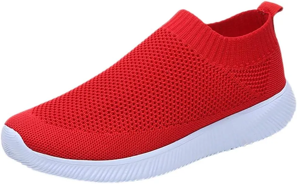 Women's Slip-on Shoes Wide Width Sneakers Hands Free Mens Running Shoes Jogging Men Shoes Casual Dress Sneakers White Tennis Shoe Trainers Shoe