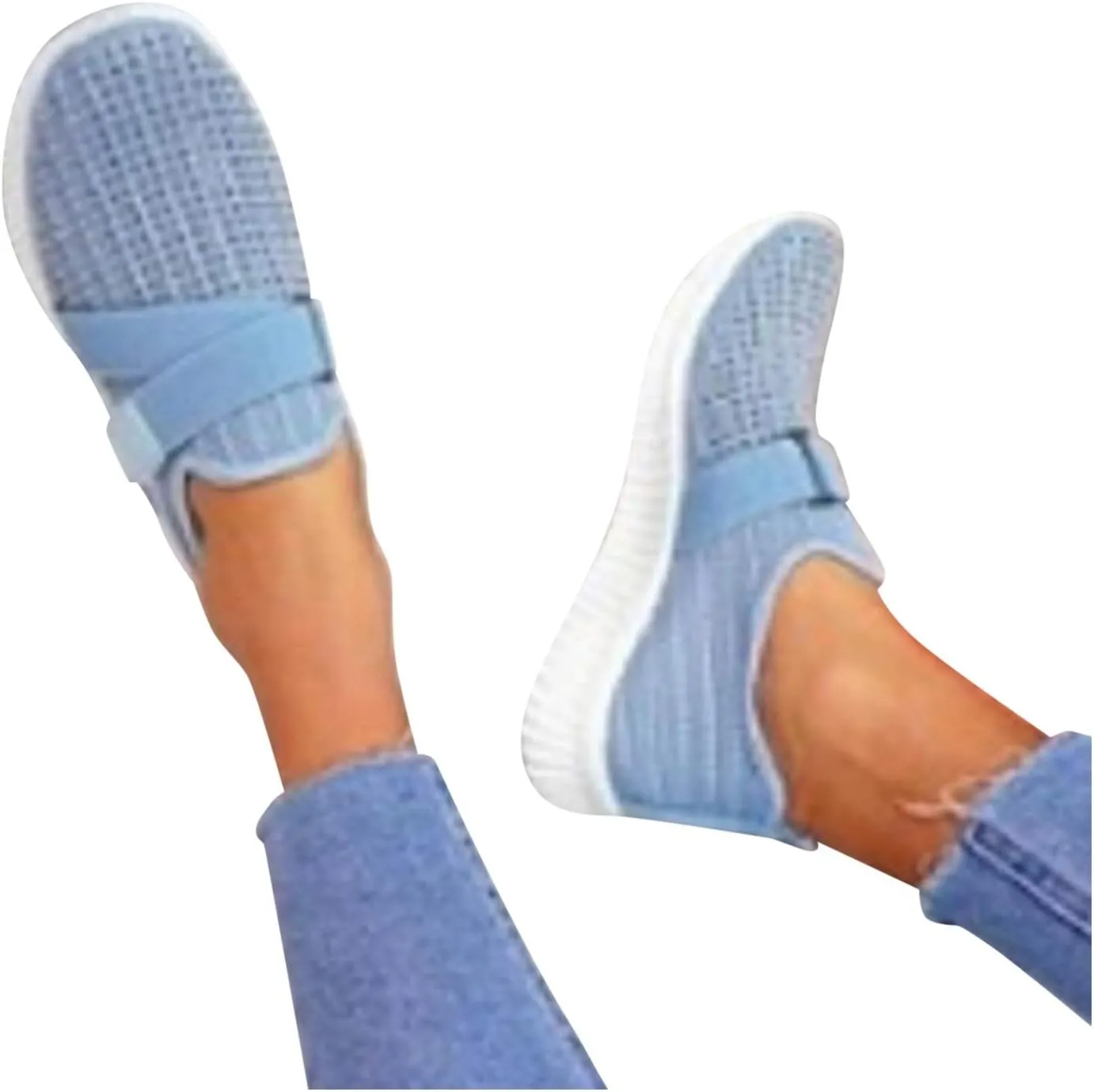 Women's Slip On Sneakers Casual Everyday Shoes Non Slip Work Shoes Women High Top Casual Shoes Trendy Waterproof Sneakers Platform Tennis Shoe Casual Loafers