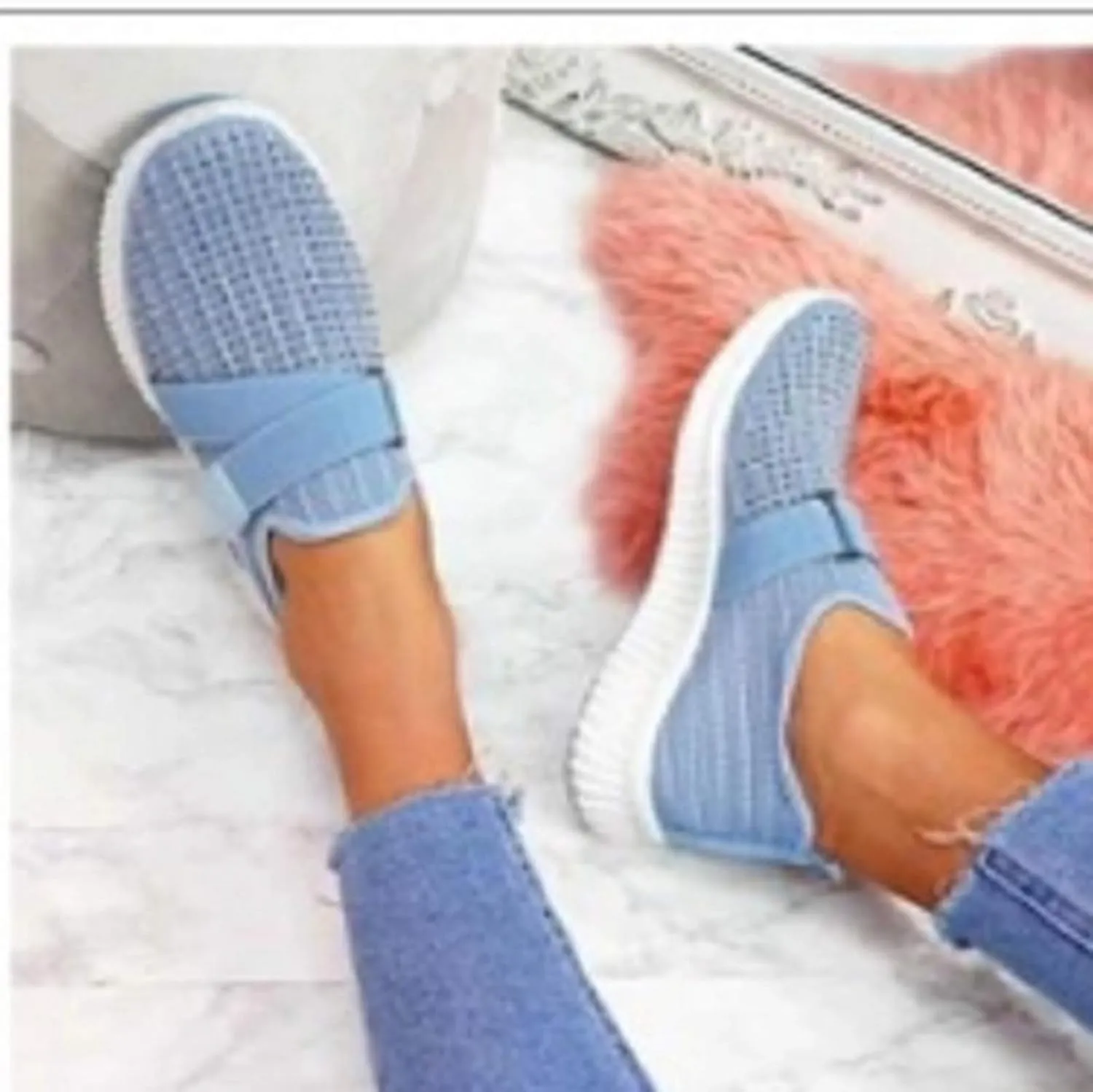 Women's Slip On Sneakers Casual Everyday Shoes Non Slip Work Shoes Women High Top Casual Shoes Trendy Waterproof Sneakers Platform Tennis Shoe Casual Loafers