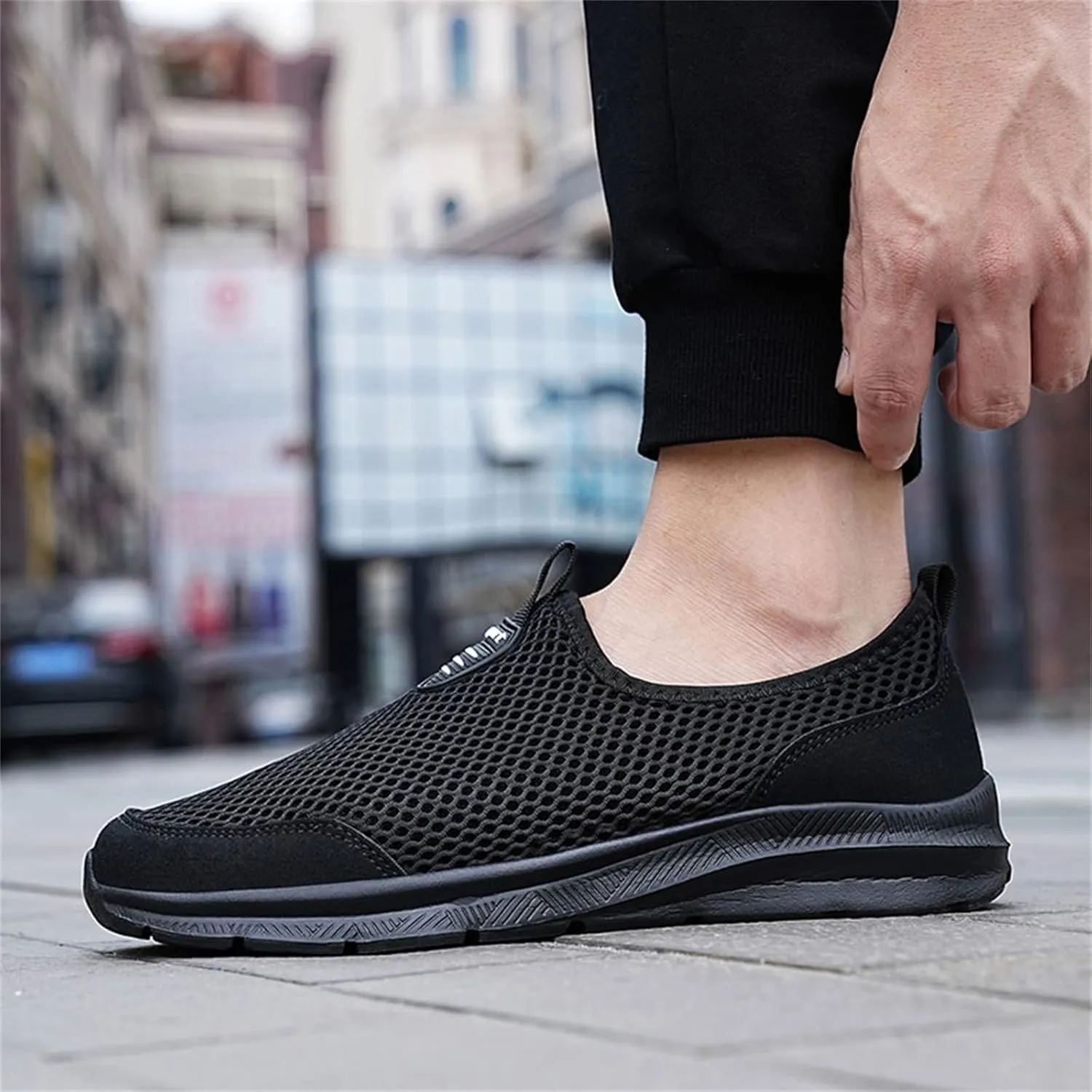 Womens Slip On Sneakers Women Walking Tennis Shoes Womens Tennis Shoes Wide Feet Ladies Shoes Casual Waterproof Sneakers White Tennis Shoe Loafers Shoe