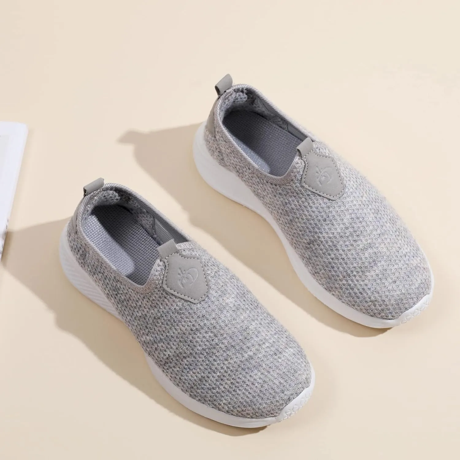 Womens Slip On Walking Shoes Lightweight Breathable Non Slip Non Slip Work Shoes Women High Top Casual Work Shoes Brown Sneakers Steel Toe Tennis Shoe Loafers Dress Shoe