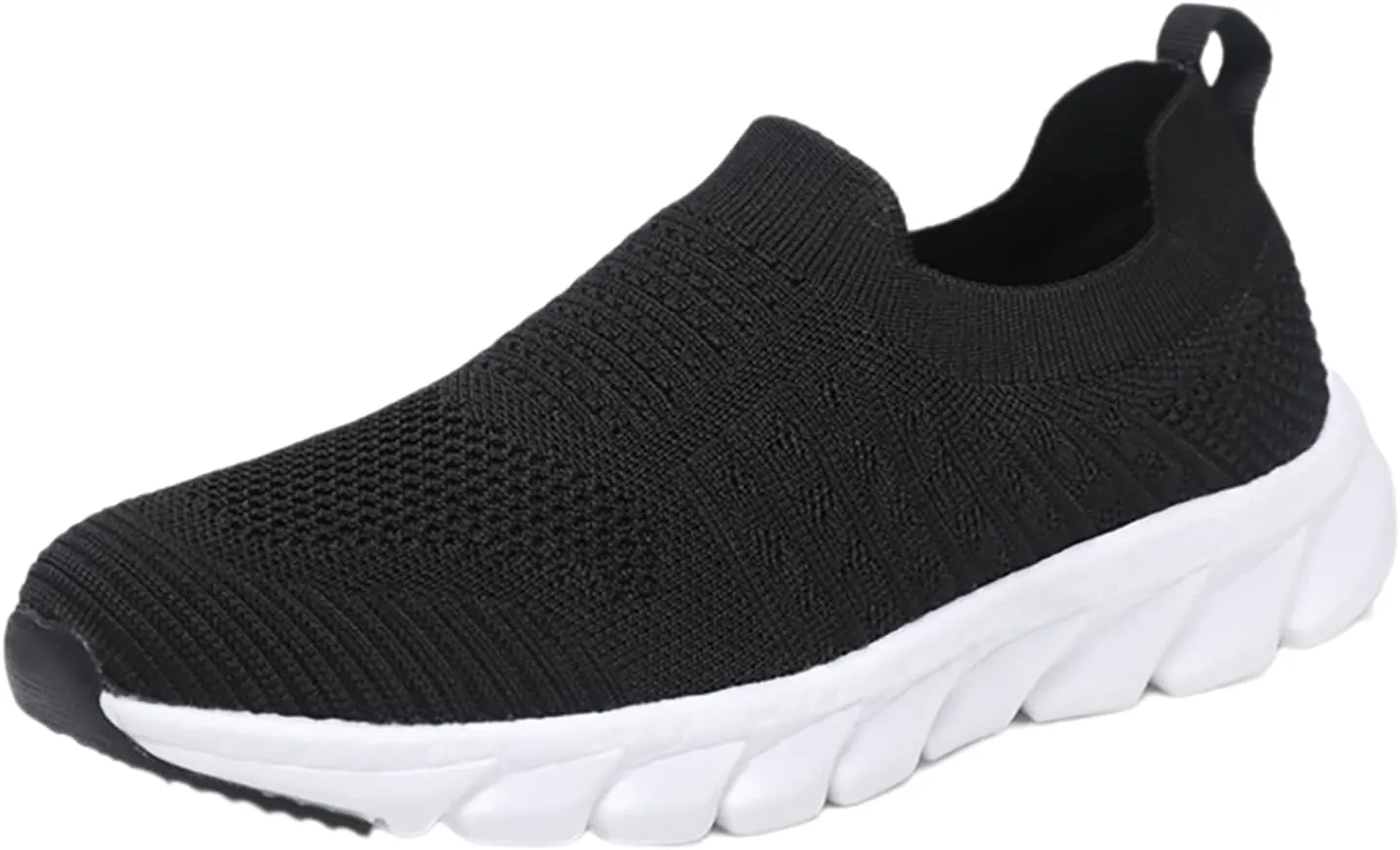 Womens Slip On Walking Shoes Lightweight Breathable Non Slip Running Shoes for Men Arch Support Dressy Casual Shoes Chunky Sneakers Steel Toe Tennis Shoe Loafers Shoe