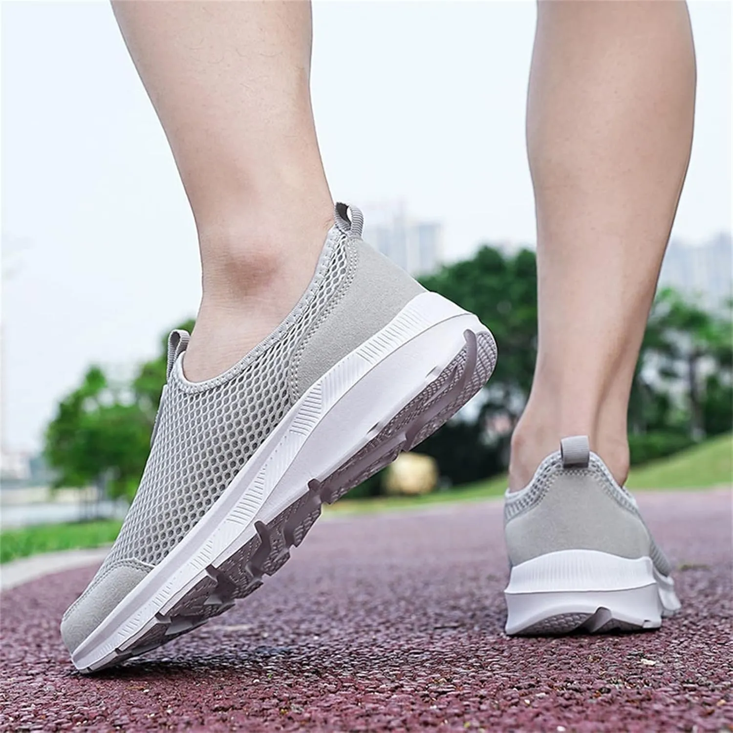 Women's Slip on Walking Shoes Tennis Lightweight Gym Running Shoes for Men Walking Men Shoes Casual Black Platform Sneaker Red Tennis Shoe Loafers Casual Slip On
