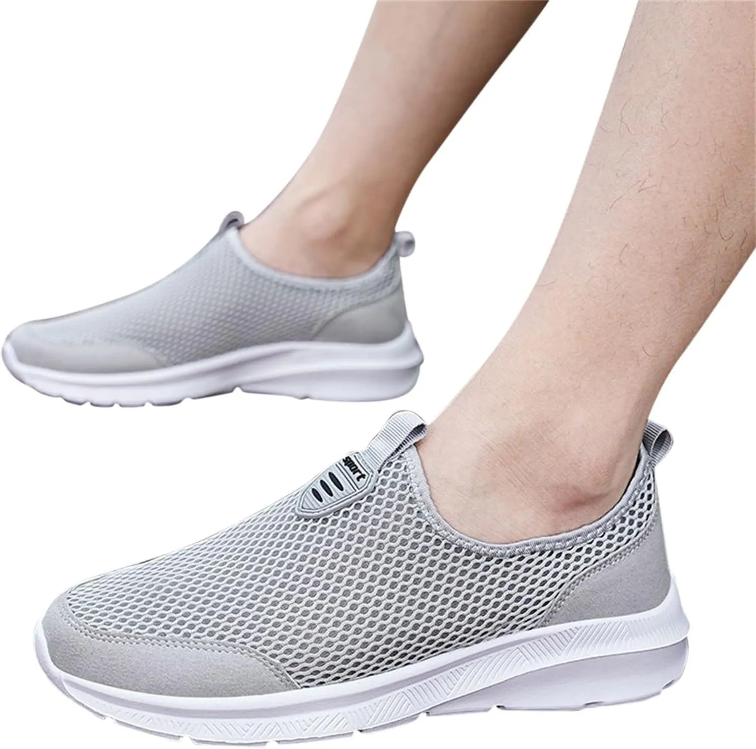 Women's Slip on Walking Shoes Tennis Lightweight Gym Running Shoes for Men Walking Men Shoes Casual Black Platform Sneaker Red Tennis Shoe Loafers Casual Slip On