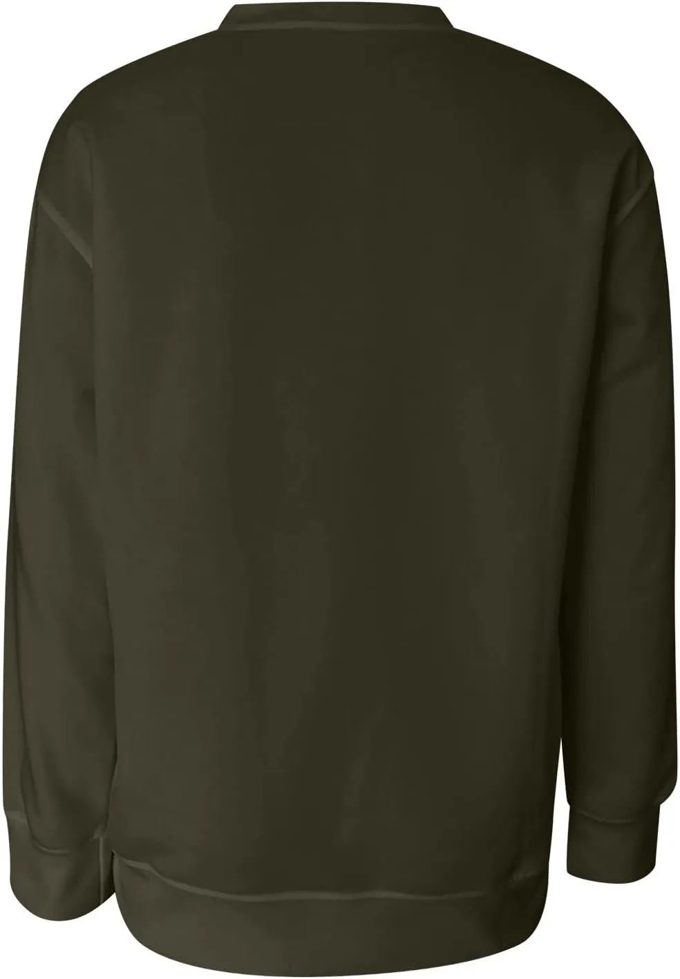 Women's Spring Casual Long Sleeve Sweatshirts Color Block/Solid/Gradient Lightweight Crew Neck Pullover Loose Fit Tunic Tops