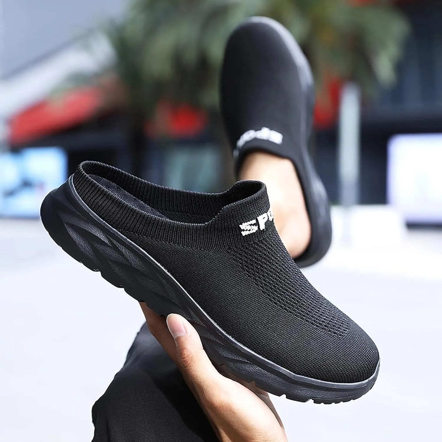 Womens Summer Breathable Mesh Slippers Running Shoes for Women Mesh Breathable Casual Shoes High Top Sneakers Brown Tennis Shoe Loafers Casual Slip On