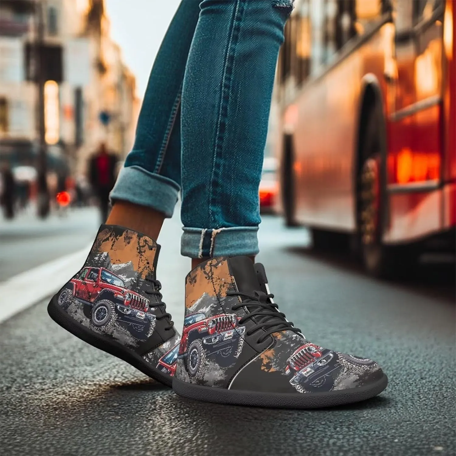 Women's Trail Running Barefoot Shoes Comfortable Zero Drop Sneakers Wide Toe Box PU Leather Casual Shoes SizeUS 6-13.5
