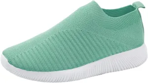 Women's Walking Shoes Cushion Comfortable Breeze Shoes Running Shoes for Women Lightweight Men's Casual Shoes Wedge Sneakers Brown Tennis Shoe Trainers Shoe