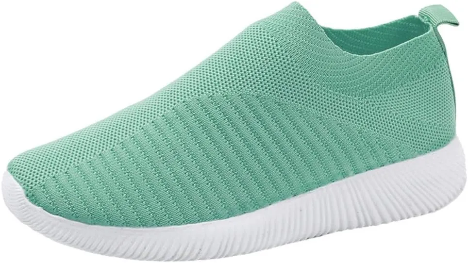Women's Walking Shoes Cushion Comfortable Breeze Shoes Running Shoes for Women Lightweight Men's Casual Shoes Wedge Sneakers Brown Tennis Shoe Trainers Shoe
