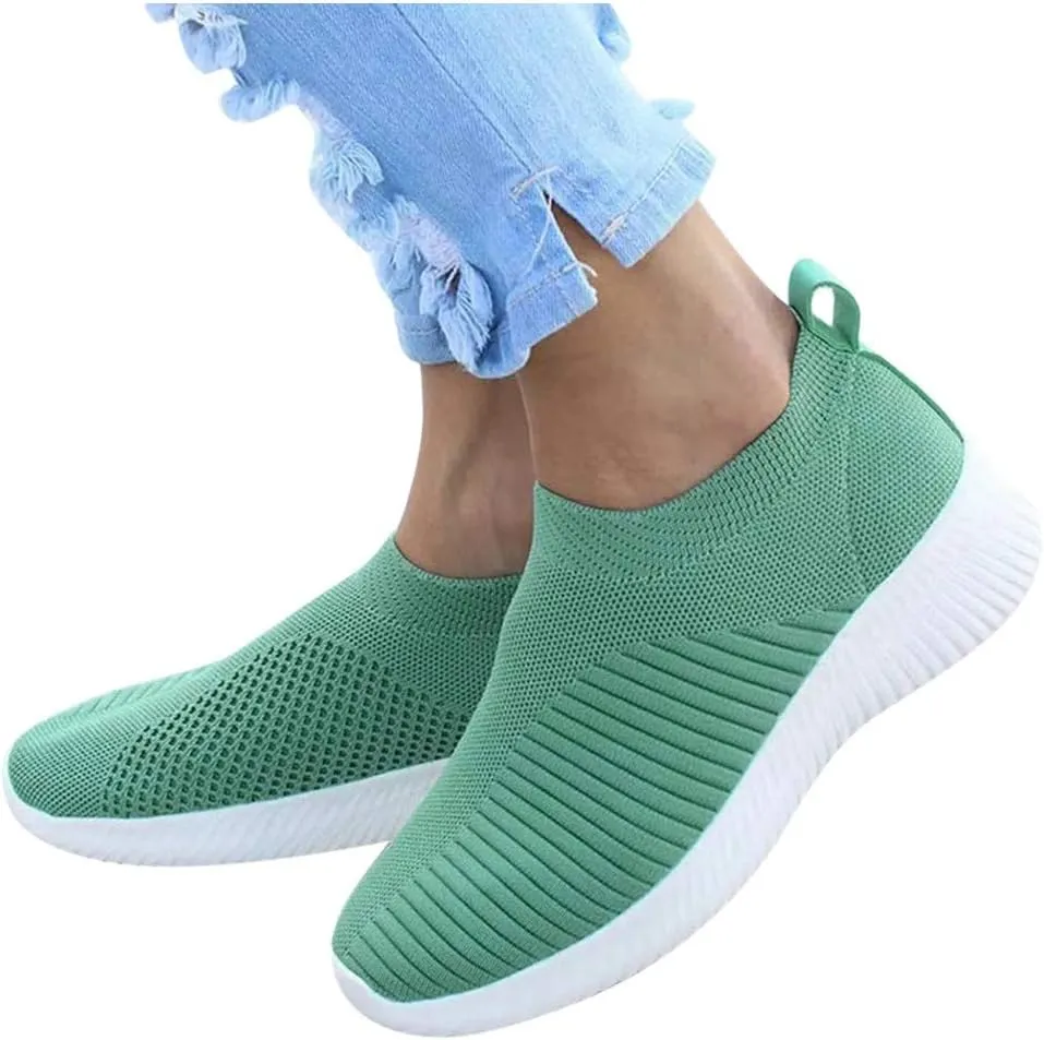 Women's Walking Shoes Cushion Comfortable Breeze Shoes Running Shoes for Women Lightweight Men's Casual Shoes Wedge Sneakers Brown Tennis Shoe Trainers Shoe