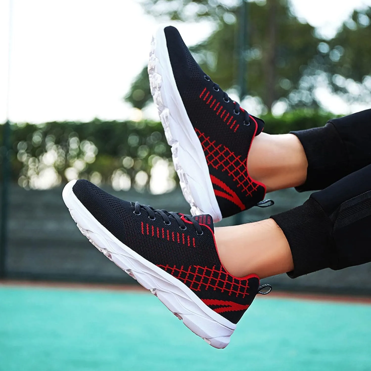 Womens Walking Shoes Lace Up Lightweight Memory Foam Cheer Walking Shoes Women Workout Slip On Shoes Casual Men's Fashion Sneakers White Tennis Shoe Trainers Shoe