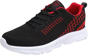 Womens Walking Shoes Lace Up Lightweight Memory Foam Cheer Walking Shoes Women Workout Slip On Shoes Casual Men's Fashion Sneakers White Tennis Shoe Trainers Shoe