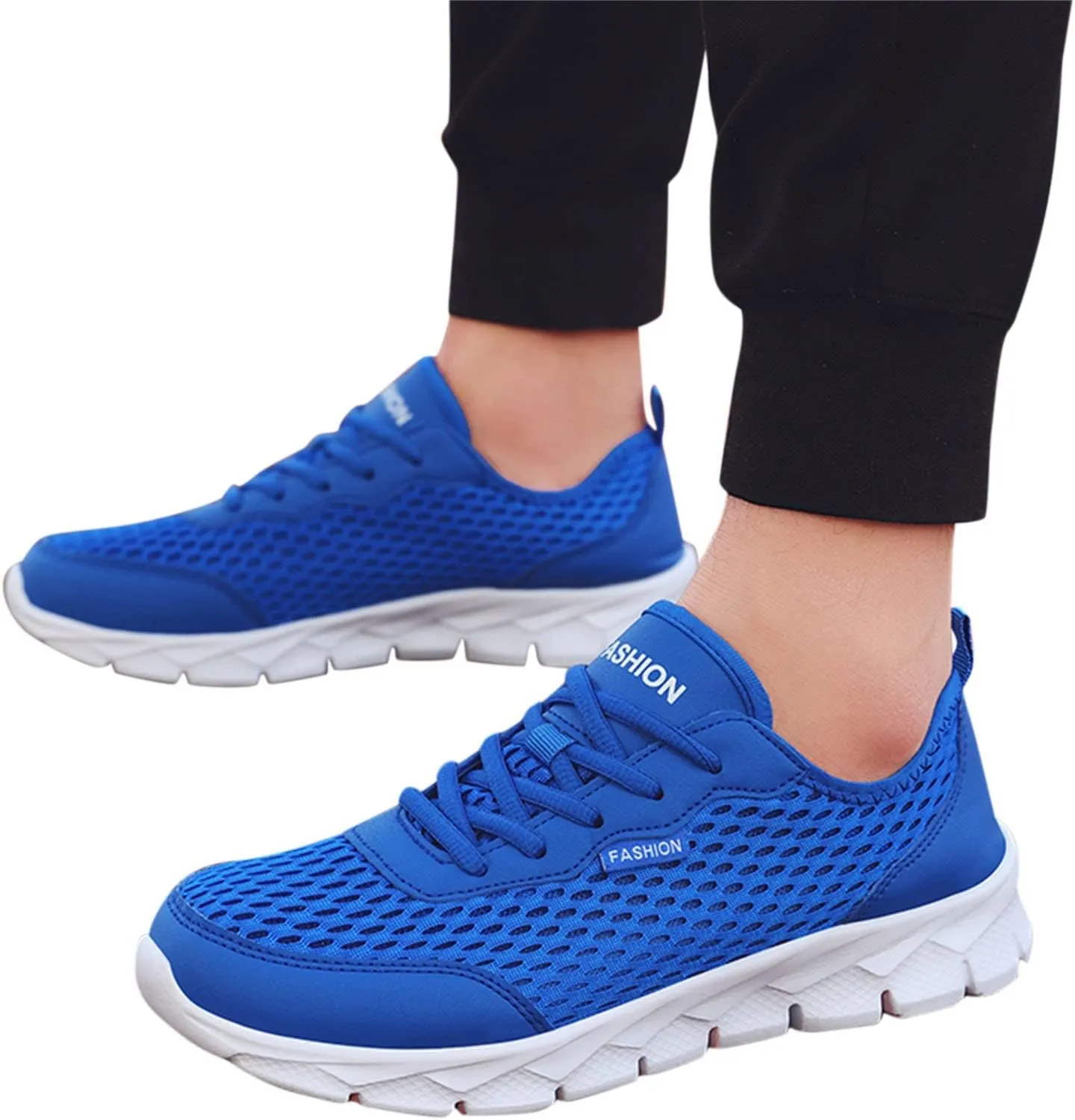 Womens Walking Shoes Lace Up Lightweight Memory Foam Cheer Walking Shoes Women Workout Slip On Shoes Casual Men's Fashion Sneakers White Tennis Shoe Trainers Shoe