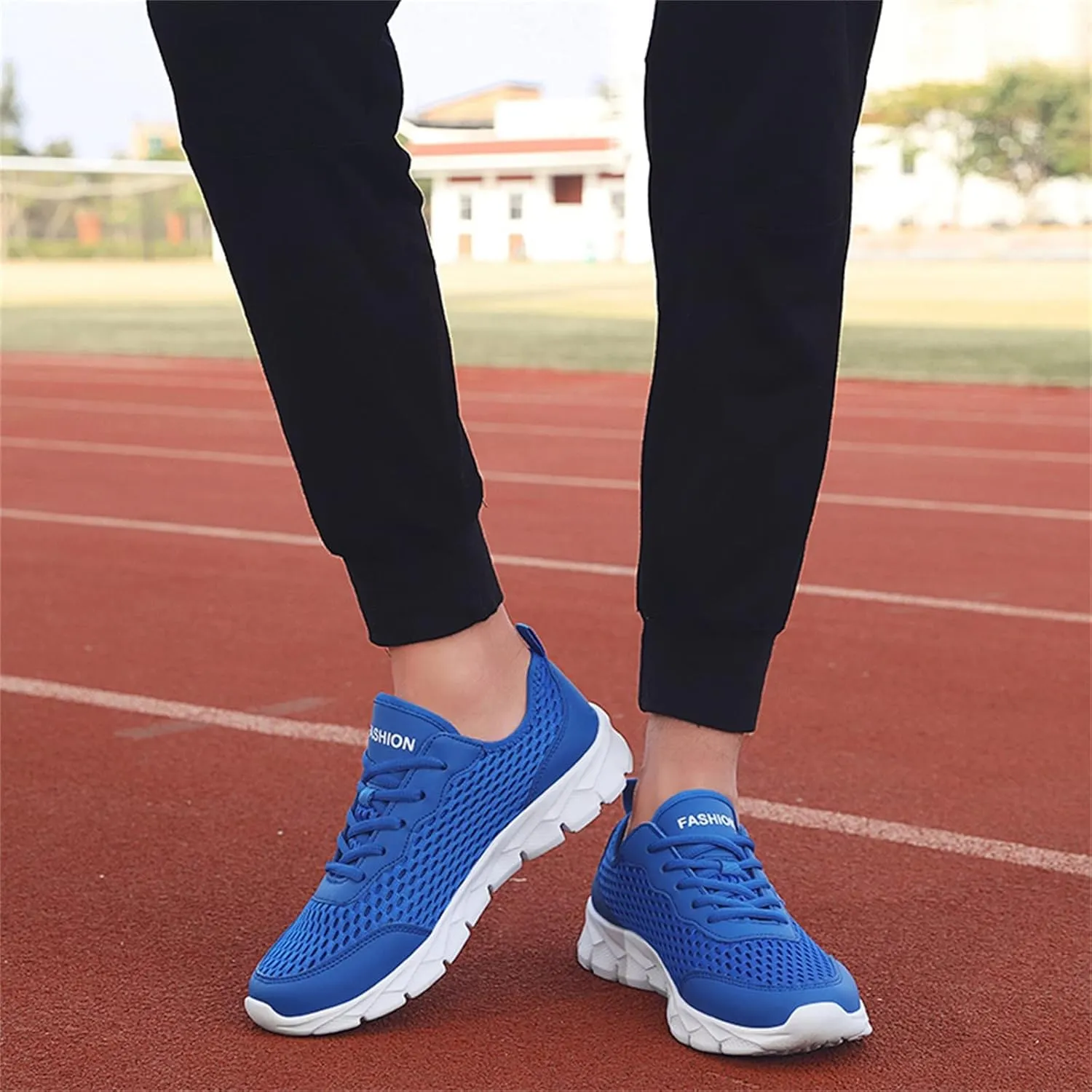 Womens Walking Shoes Lace Up Lightweight Memory Foam Cheer Walking Shoes Women Workout Slip On Shoes Casual Men's Fashion Sneakers White Tennis Shoe Trainers Shoe