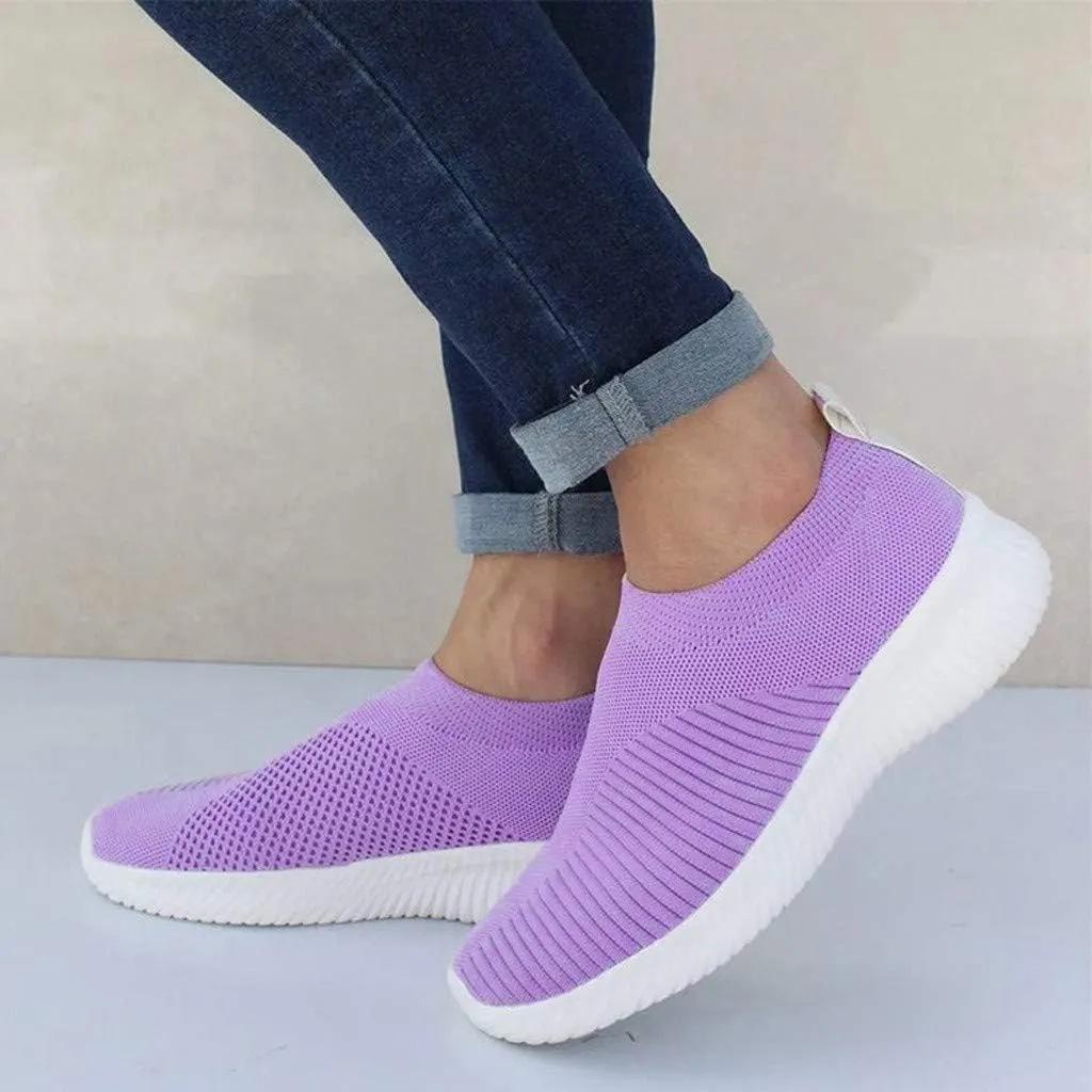 Womens Walking Shoes Sock Casual Ladies Fashion Sneakers Tennis Shoes Womens Casual Women Casual Shoes Walking Sneakers Platform Tennis Shoe Loafers Casual Slip On