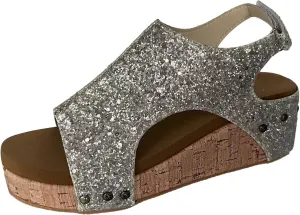 Womenyiaor Wedge Sandals for Women 2024, Women's Platform Wedge Sandals Open Toe Buckle Ankle Strap Espadrilles Wedge Sandals Women Casual Dressy Summer Shoes