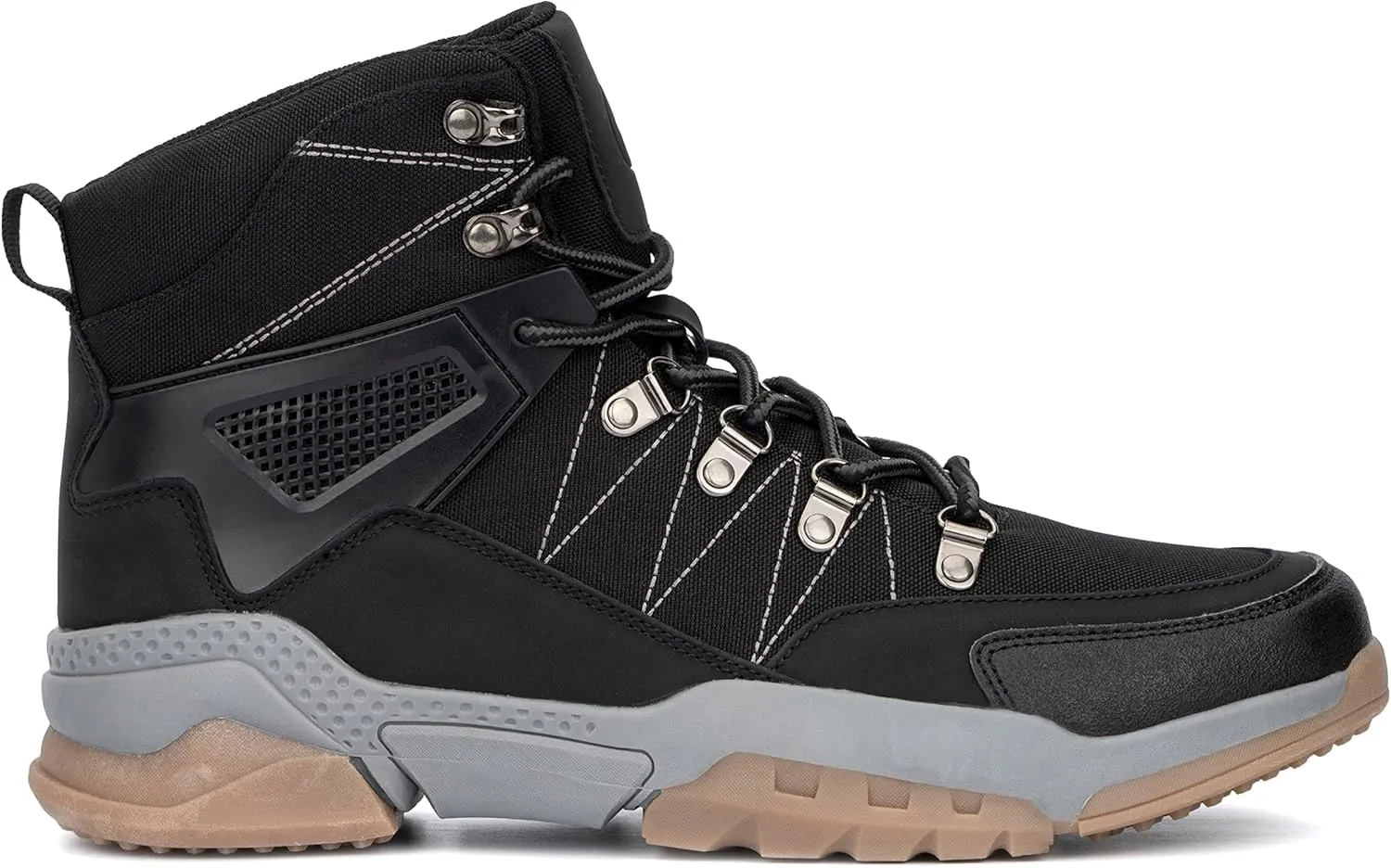 X RAY Mens Miles Casual, Round Boots, Textile Lining, Flats Thermoplastic Rubber Outsole