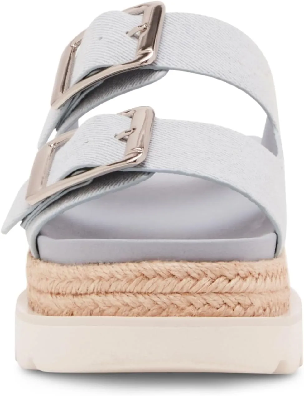 Yishaweiqi Espadrilles Platform Sandals for Women Comfortable Raffia Flatform Sandals Adjustable Buckle Straps Woven Straw Crochet Flat Slide Sandals Summer Beach Shoes
