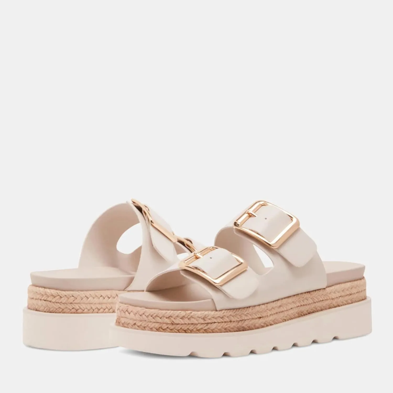 Yishaweiqi Espadrilles Platform Sandals for Women Comfortable Raffia Flatform Sandals Adjustable Buckle Straps Woven Straw Crochet Flat Slide Sandals Summer Beach Shoes
